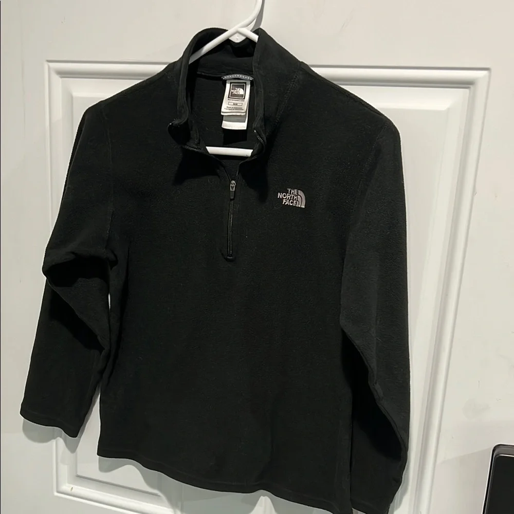 The North Face Kids Black Half-Zip Sweatshirt
